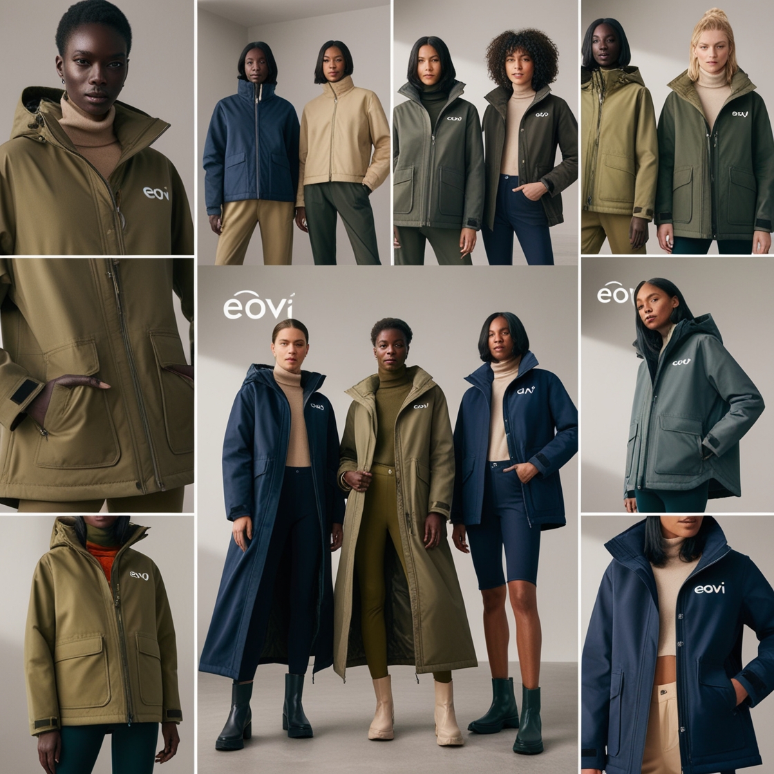 Eovi jackets and outerwear