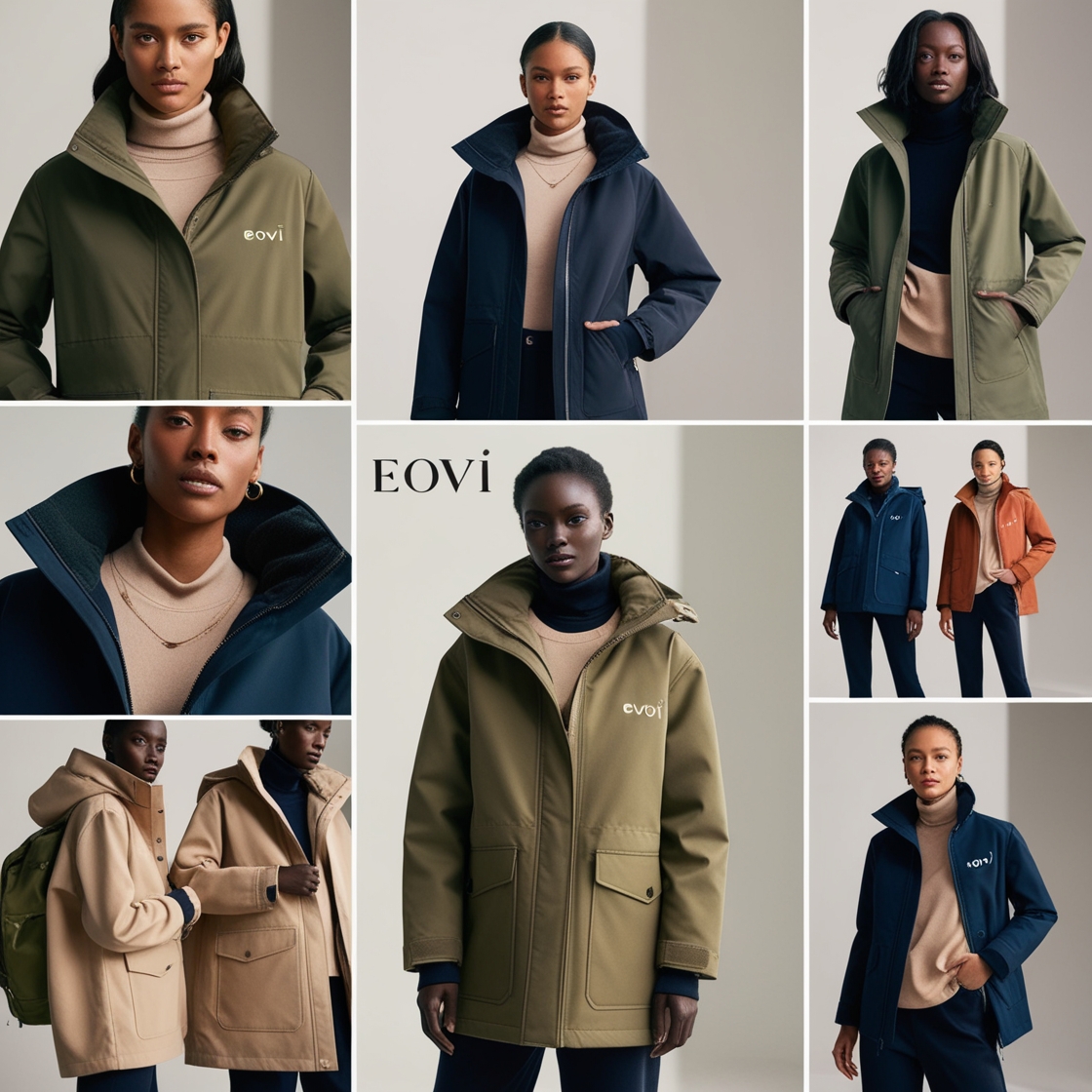 Eovi jackets and outerwear