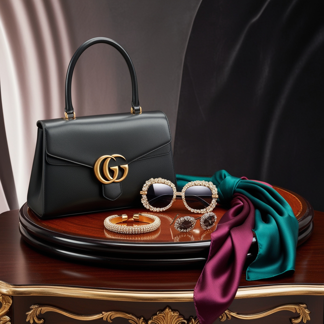 Gucci accessories and fashion items